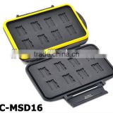 JJC MC-MSD16 Memory Card Carrying Case to hold 16pcs micro SD cards