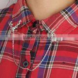 Antler Sweater Chain Clips Cardigan Clips Collar Clips Gold Sweater Guard Brooch thumbnail-2