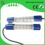 8W Submersible 12V White and Green Squid LED Underwater Fishing Light thumbnail-1