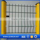 Qunkun High Quality PVC Coated 3D Wire Mesh Fence / Welded Garden Fence Panels