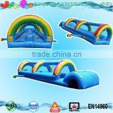 Hawaiian Double Lane Inflatable Water Slide With a Bumper for Sale Supplier's Choice