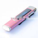 Fashion Design Mini OLED Screen 160maH Lithium Battery Long Distance Voice Recorder with Clamp GC-F1