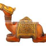 Brass Sitting Camel 9"
