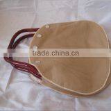 Bermuda Bag, Reversable Purse, Vintage Beige Fabric Handbag, Bags and Purses, Pocket Handbag thumbnail-2