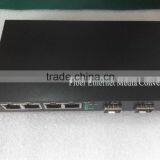 1000M SFP to Ethernet Fiber Switch ( 2SFP 4RJ45 Converter)