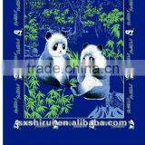 100% Polyester Double Brush Animal Flat Print Fleece Blanket thumbnail-1