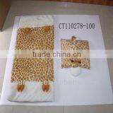 Nifty Animal Image Plush Mat