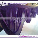 600cm L Purple European Style Wedding Backdrop Swags thumbnail-1