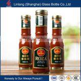 Hot Sale Long Exported High Transparent Sauce Glass Bottle