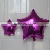 5 Inch Start Shape Pure Color Foil Helium Balloons for Birthday Supplies thumbnail-6