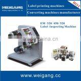 EM-450 Automatic Label Print Rewinding Machine/ Rewinder Machine/ Manual Inspecting Machine
