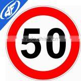 Reflective Adhesive 50 Yard Limit Road Sign