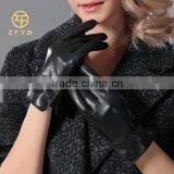 2014 Girls Cute Hot Sale Item Thin Winter Leather Gloves