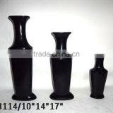 Aluminium Vase, Black Vase, Flower Vase, Modern Vase, Wedding Vase , Metal Vases, Decorative Vases, Home Decor Vases thumbnail-1