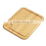 small pine wood cutting board with juice groove