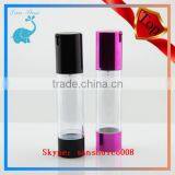 painted color airless bottle cosmetic container with pump