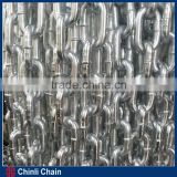 Q235 Galvanized Medium Link Chain, DIN764 Standard Light Zinc Plated Link Chain,Normal Welded Point Iron Chain