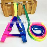 Pet Dog Leashes Lead Colorful Walking Harness Puppy Cat Strong Nylon Rope Traini
