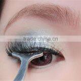 Pink/ GreenFashionable Stainless Steel Volume Eyelash Lash Tweezers thumbnail-1