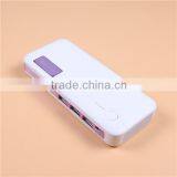 Factory Wholesale 12000mAh 3 USB Power Bank With Torch Light thumbnail-1