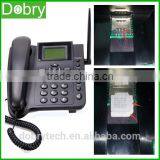 Dual Sim Card Gsm Desktop Phone 850/900/1800/1900MHZ With SMS FMradio Multi-language