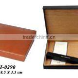 Small Cedar Box Wooden Cigar Packing Travel Humidor thumbnail-1