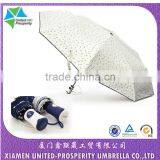 Marine Navy Anchor Printed 3-fold Automatic Telescopic Aluminium Umbrella
