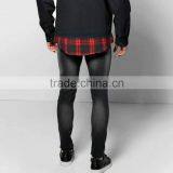 Skinny Fashion Black Good Quality Mens Biker Jeans(JXA122 ) thumbnail-2