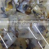 Rectangle-shaped Polished Agate Stone Slab Pendants thumbnail-3