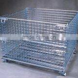 Wire Mesh Container Well Qualifed / Folding Steel Wire Container For Storage