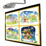 Support Dual Finger Touch Interactive Whiteboard Smart Whiteboard With Educational Software for School Meeting Room Use