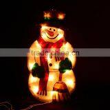 2016 new PVC christmas led light holiday led light with CE ROHS certificates snowman pvc decoration light