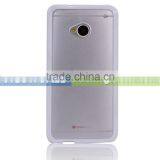 Premium Quality Bumper Frame With Matte See-Thru PC Back Hard Cover Case for HTC ONE X
