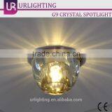 LED/G9 Clear Spiral Crystal Down Lights/spotlight