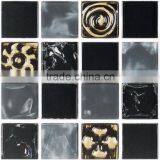 Cheap Glass Crack Series Mosaic Tile for Home Interior Decoration /wallpapers(PMG23L017)