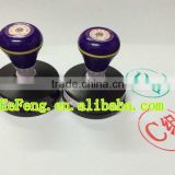 attractive round preety office rubber stamp