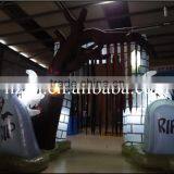Lighted Inflatable Graveyard Arch/Inflatable Arch for Halloween thumbnail-1