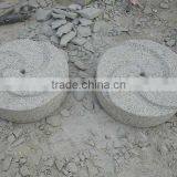 Round Granite Fountain Stone With Carving