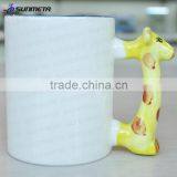 Lovely 11oz Sublimation Animal Mug With Horse Handle thumbnail-3