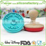 Customized lovely eco-friendly silicone cookie stamp