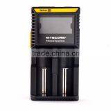 100% Genuine Nitecore I2 I4 D2 D4 Smart Charger Nitecore D2 18650 Digital Display 2 Slots Lcd Charger thumbnail-3