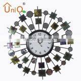 Large Luxury Home Decor Metal Wall Clock