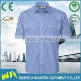 Hot Working Shirt Cotton-polyester Short Sleeves Working Men Shirts thumbnail-1