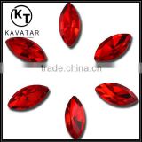 Top selling bling bling 7*15mm marquise shape crystal chaton wholesales
