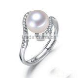 Wholesale Pearl Ring Designs for Women/Custom Sterling Silver Women Rings thumbnail-1