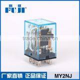 HH52P 8 Pin 24v Relay AC Coil High Quality MY2NJ General Purpose Relay 2NO+2NC Led Relay thumbnail-1
