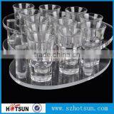 Modern Design Various Styles Acrylic Wine Glass/ Acrylic Wine Display Rack thumbnail-5