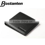 Black Simple Plain Cowhide Leather Men Pocket Hand Purse thumbnail-4