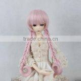 Hot-selling Colorful Synthetic Bjd/blythe Doll Wig With 2 Braids thumbnail-1