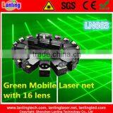 LN663 800mW Green 16-Head Mobile Fat-Beam Laser Net